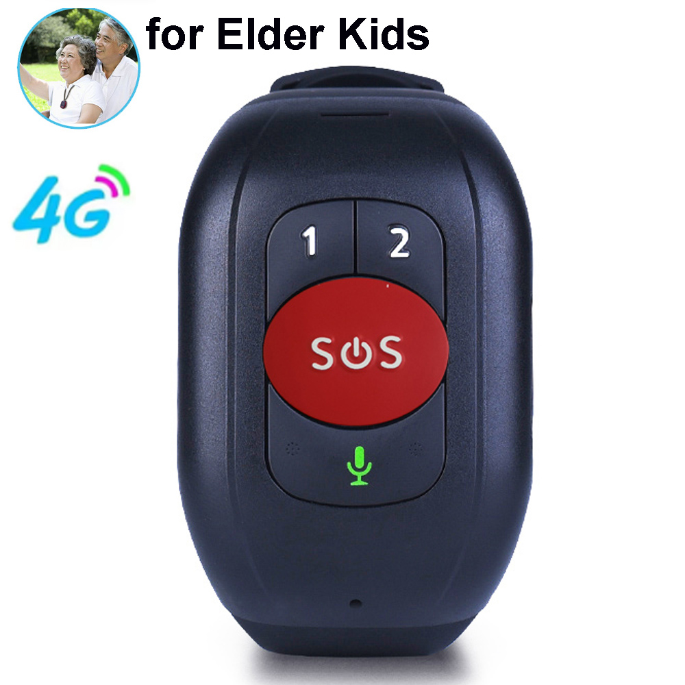Fall Detection Watch - Gelang Pelacak GPS 4G LTE V48