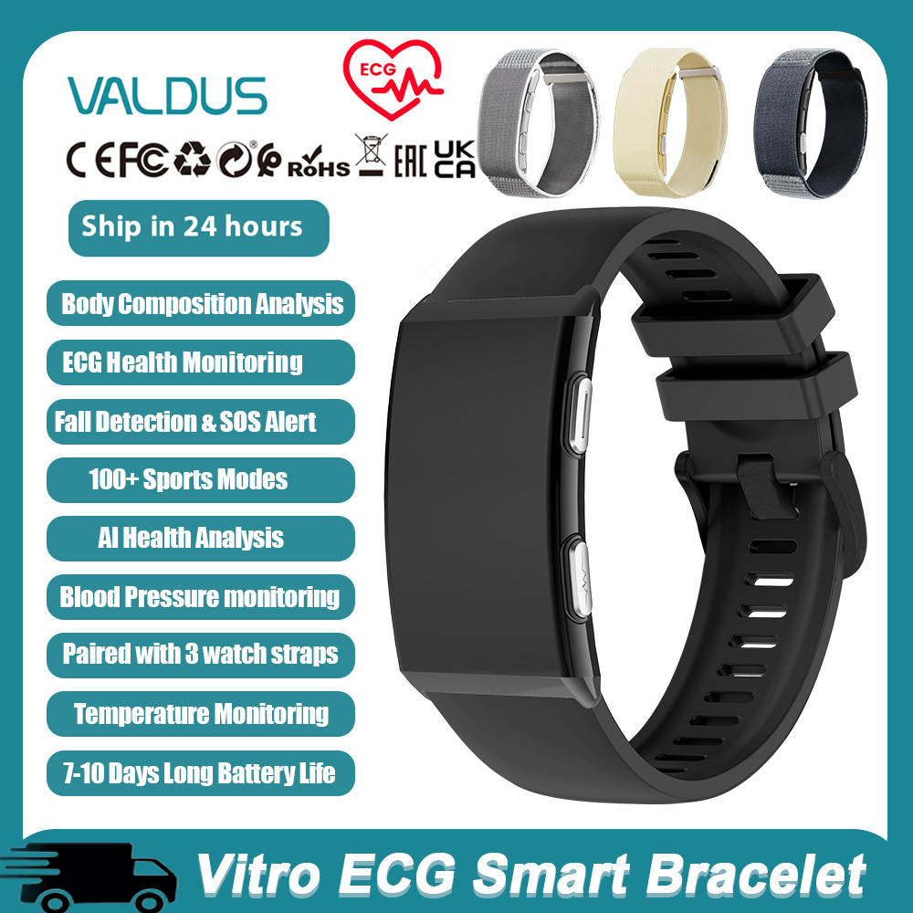 Fall Detection Watch - VALDUS 2026 Smart Bracelet Baru VITRO