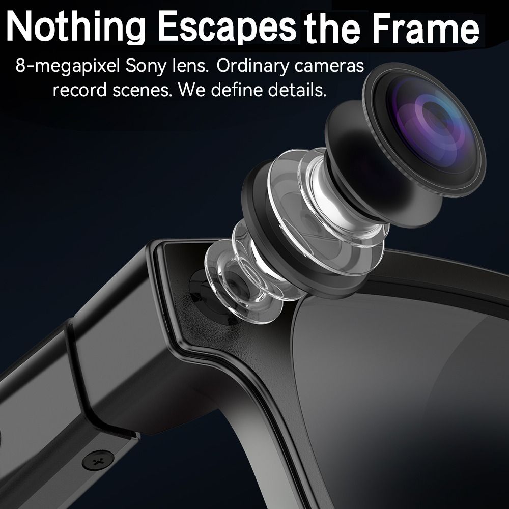 Smart Glasses Lens - Kacamata Pintar AI 2 in 1,
