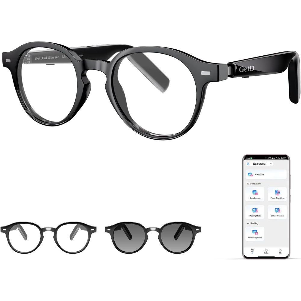 Smart Glasses Lens - Kacamata Pintar AI dengan Terjemahan 145