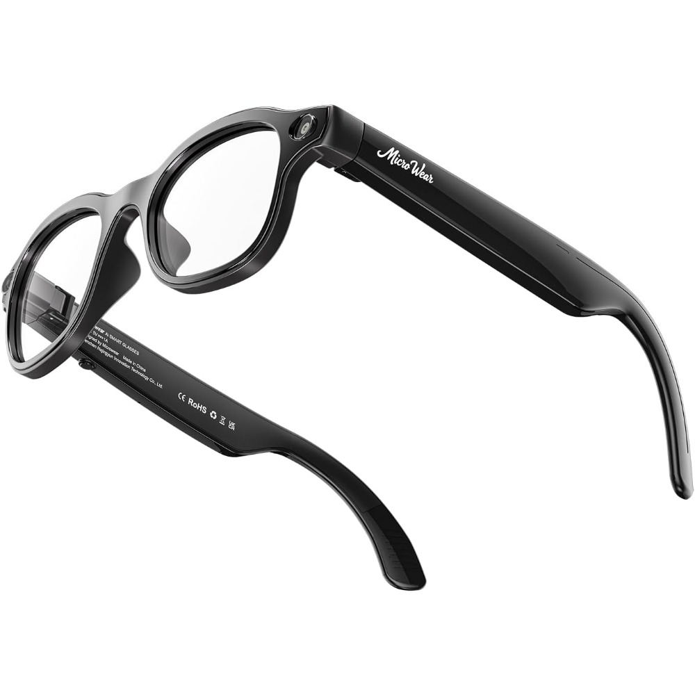 Smart Glasses Lens - Kacamata Pintar: 13MP, Pengisian Daya Nirkabel,