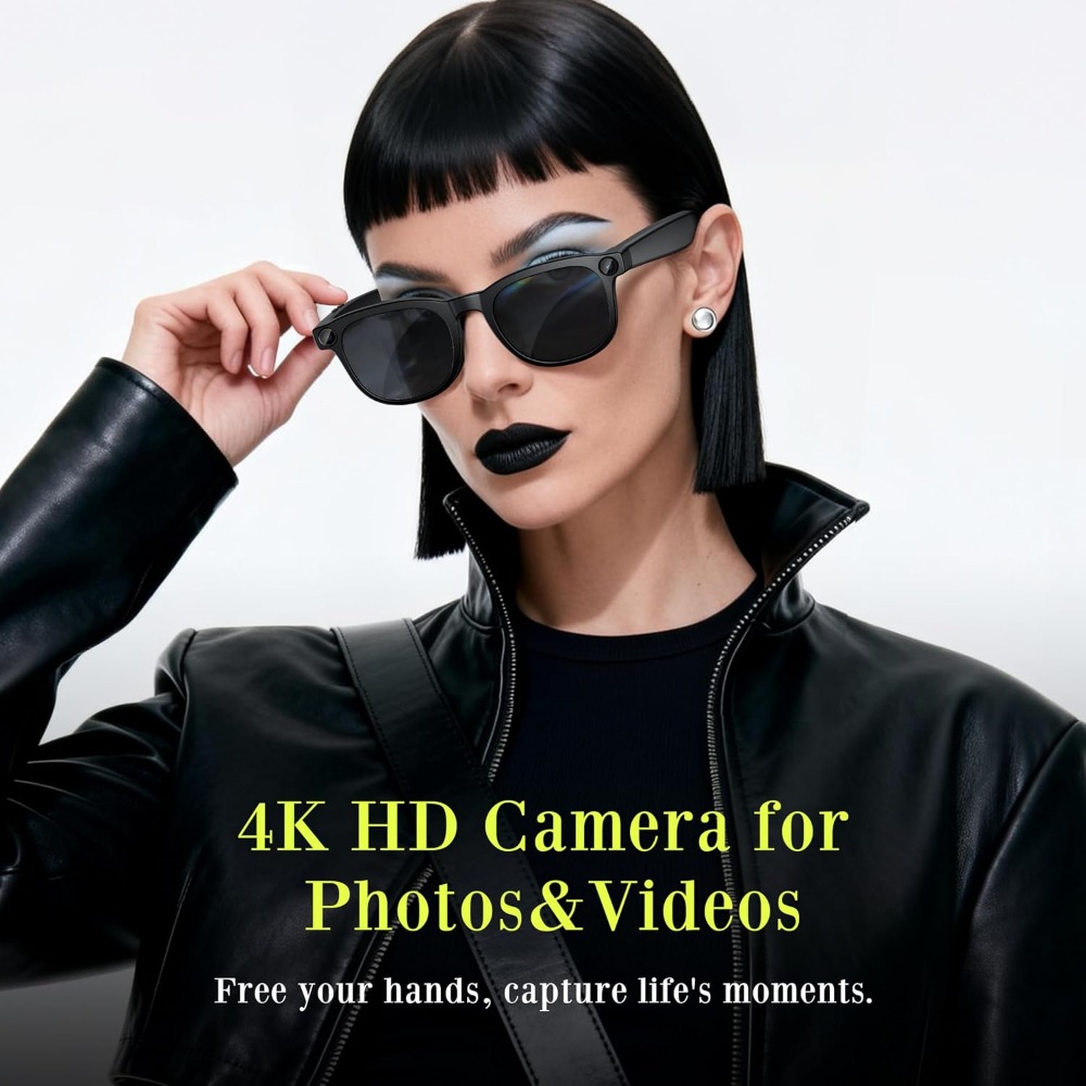 Kacamata Pintar: Video 4K, Aud - Smart Glasses Lens ulasan dan harga