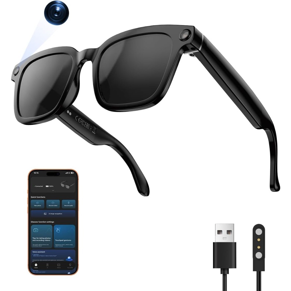 Kacamata Kamera HD Pintar deng - Smart Glasses Lens ulasan dan harga