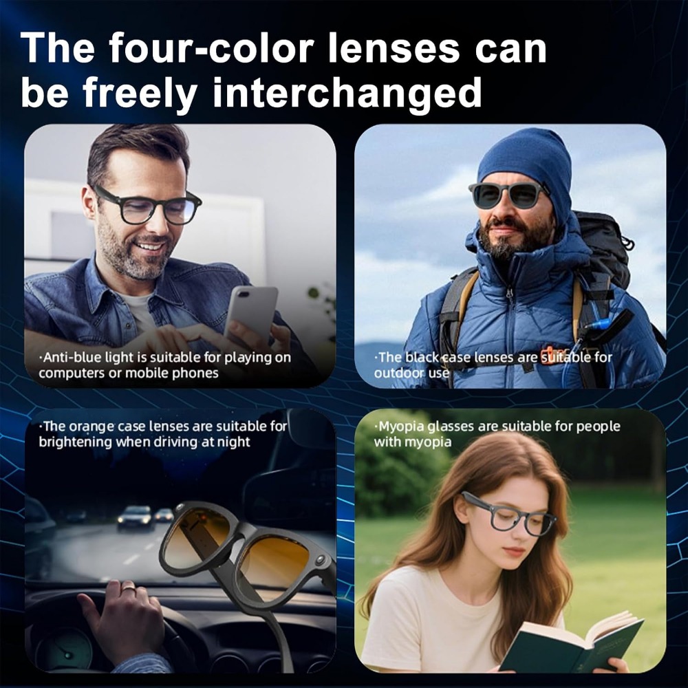 Kacamata Pintar dengan Kamera  - Smart Glasses Lens ulasan dan harga