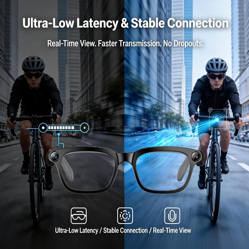 Kacamata Pintar: Video 4K, Kac - Smart Glasses Lens ulasan dan harga