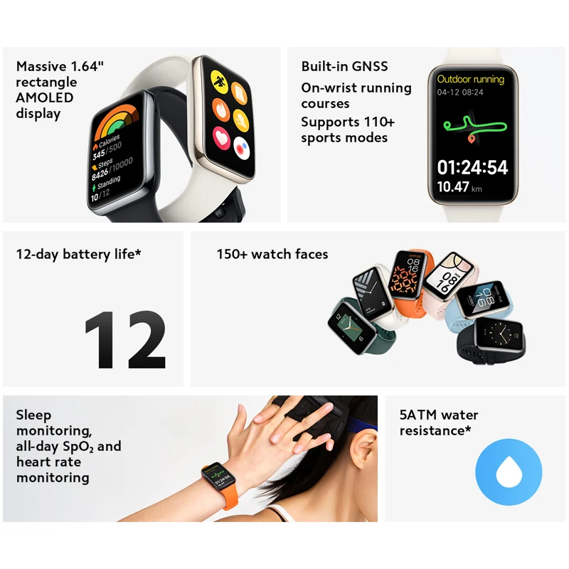 Untuk Versi Global Mi Band 7 P - Breath Rate Monitor ulasan dan harga