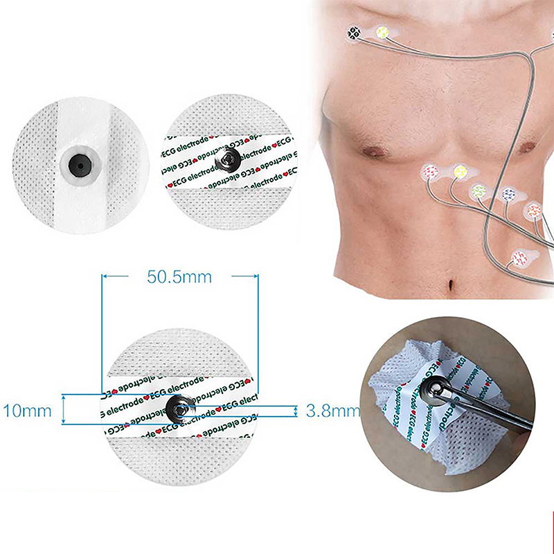 50 Buah/Tas Tambalan Elektroda - Ecg Patch Monitor ulasan dan harga