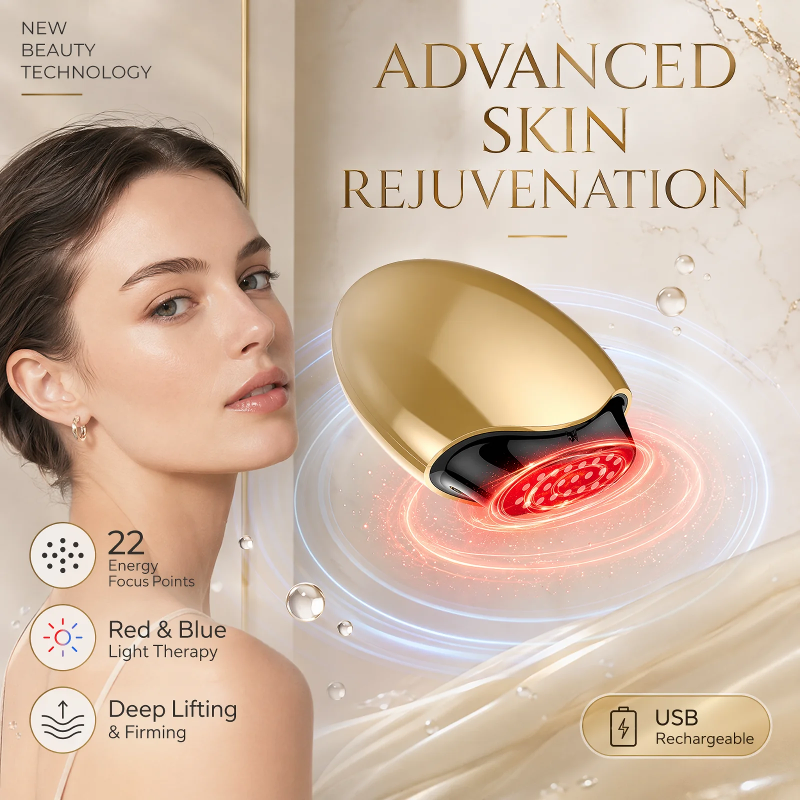 Perangkat Kecantikan Kolagen P - Galvanic Skin Sensor ulasan dan harga