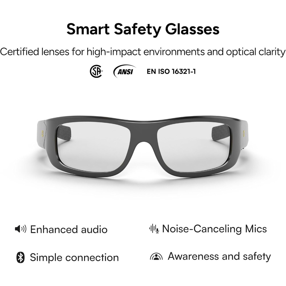 Kacamata Keselamatan Pintar de - Smart Glasses Lens ulasan dan harga