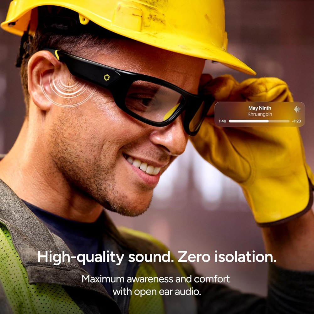 Kacamata Keselamatan Pintar de - Smart Glasses Lens ulasan dan harga