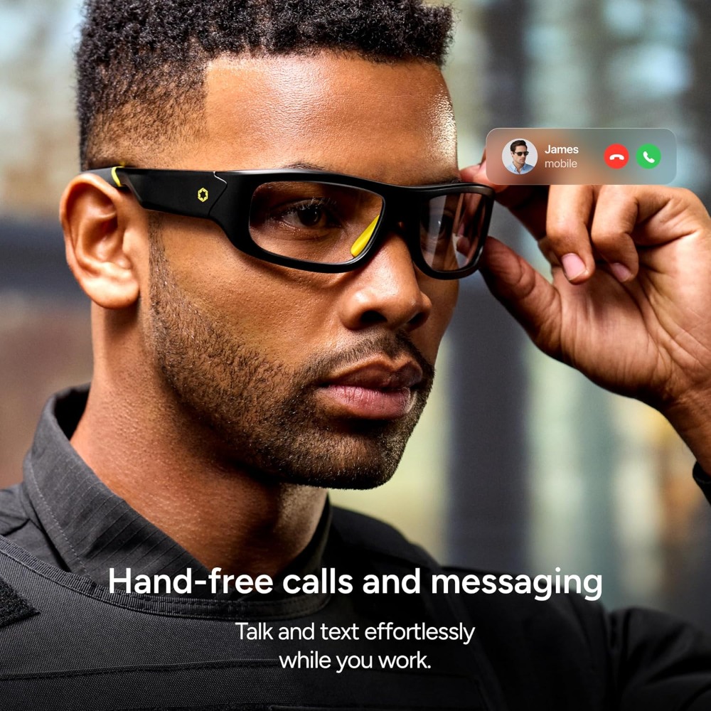 Kacamata Keselamatan Pintar de - Smart Glasses Lens ulasan dan harga