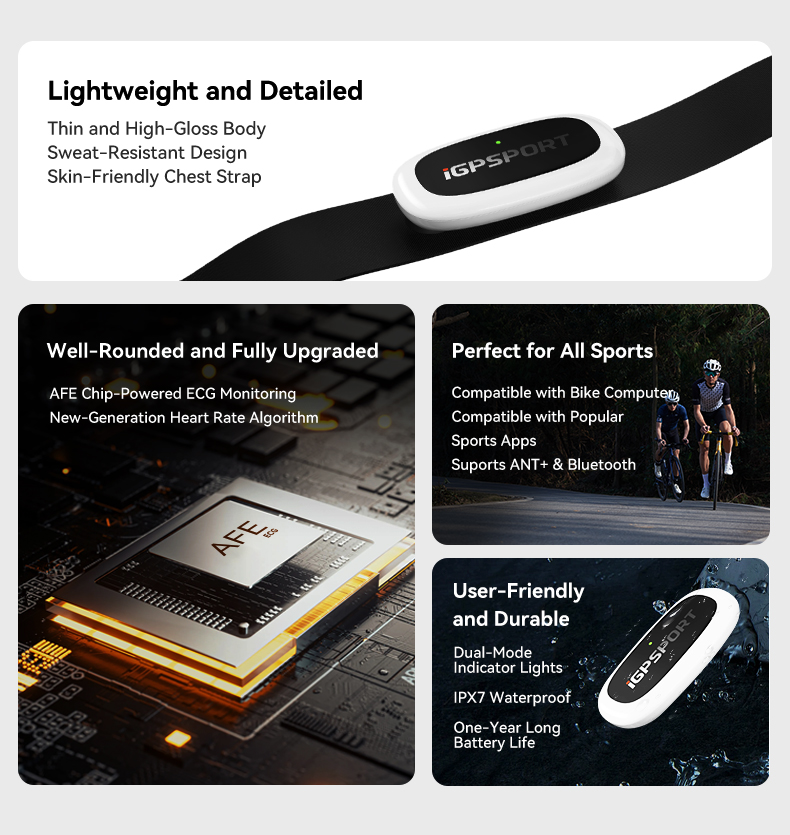 IGPSPORT HR50 Sensor Monitor D - Breath Rate Monitor ulasan dan harga