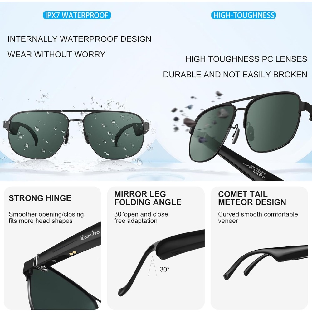 Kacamata Pintar Pria dengan Da - Smart Glasses Lens ulasan dan harga