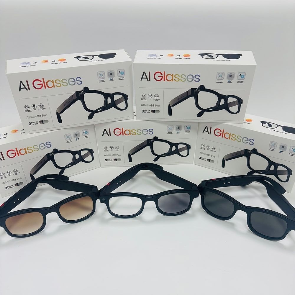 Kacamata Pintar AI 2 in 1, Fot - Smart Glasses Lens ulasan dan harga