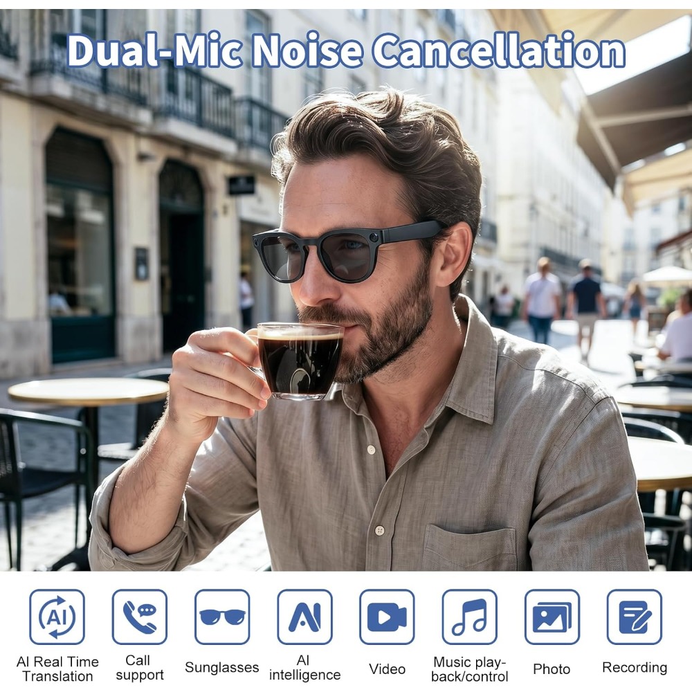 Kacamata Pintar dengan Kamera  - Smart Glasses Lens ulasan dan harga