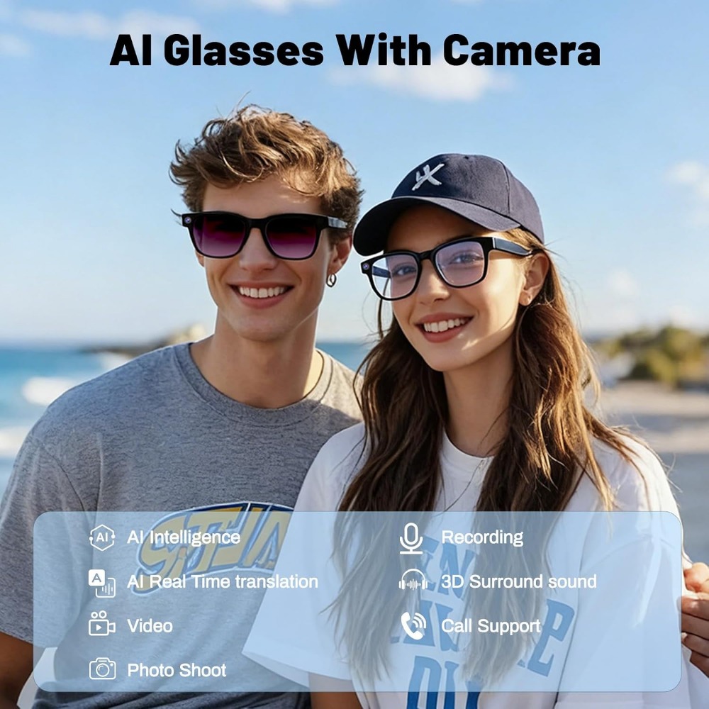 Kacamata Pintar dengan Terjema - Smart Glasses Lens ulasan dan harga