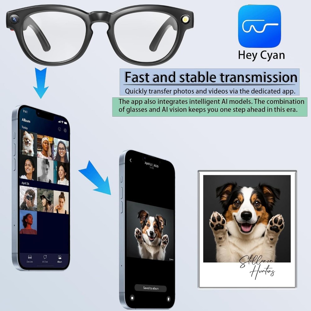 Kacamata Pintar: Kamera 4K, Bl - Smart Glasses Lens ulasan dan harga