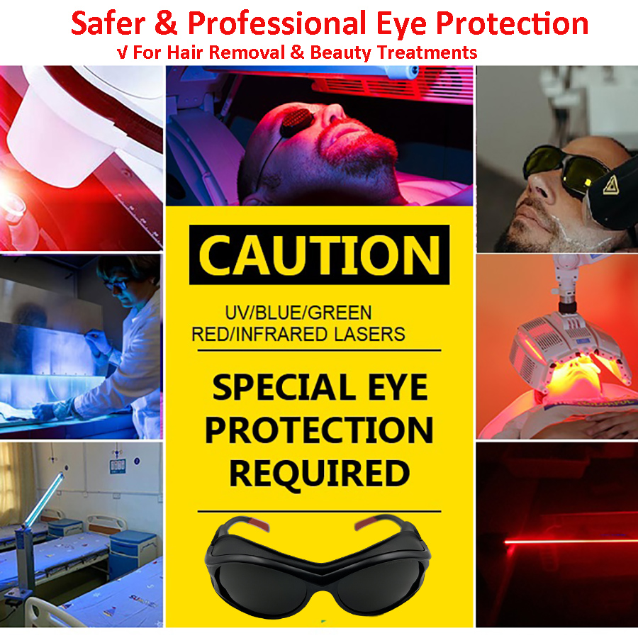 Kacamata Penghilang Bulu IPL T - Light Therapy Glasses ulasan dan harga