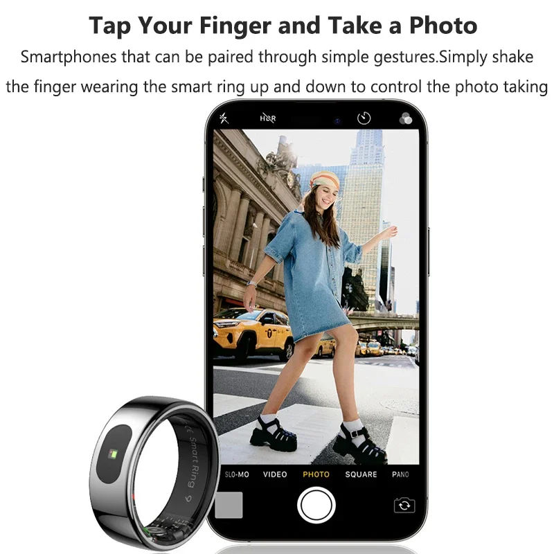 R08 cincin pintar Pria Wanita, - Temperature Ring Skin ulasan dan harga