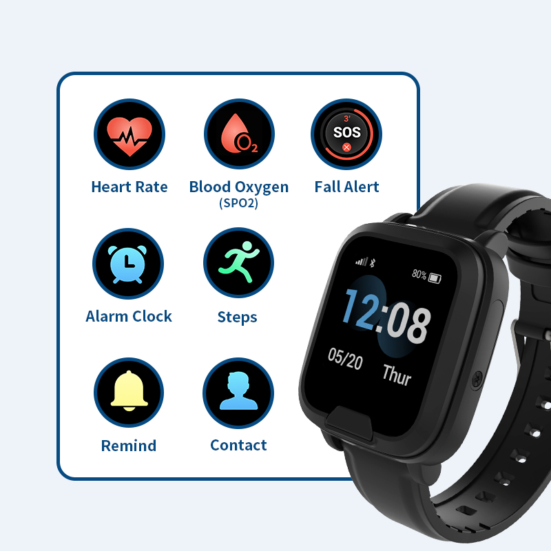 Jam Tangan Pintar 4G Deteksi J - Fall Detection Watch ulasan dan harga