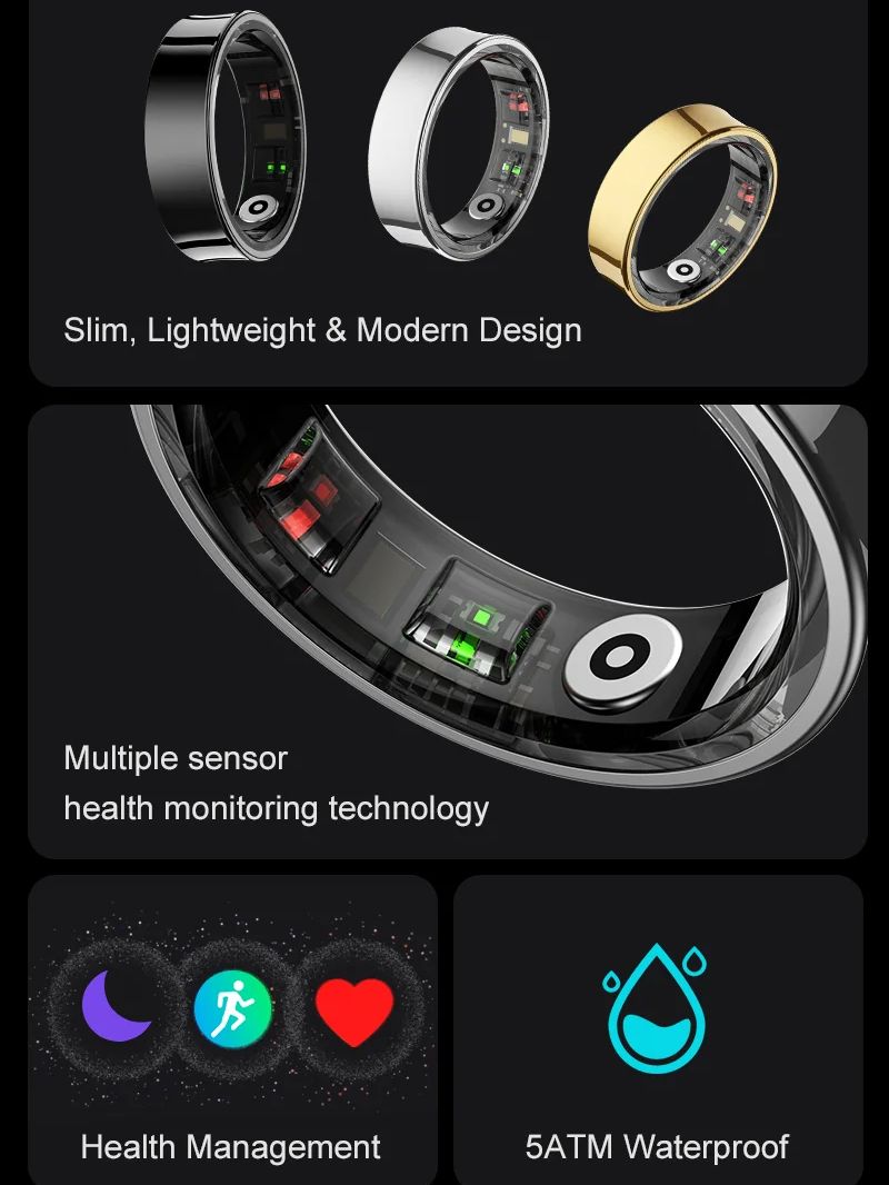 Cincin Pintar Baru R09 Monitor - Temperature Ring Skin ulasan dan harga